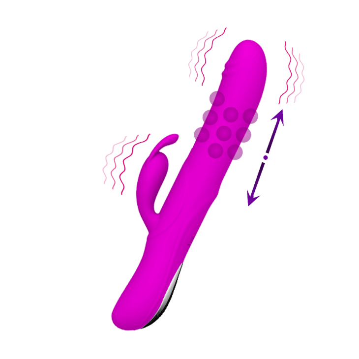 Pretty Love Rabbit Vibrator - 25cm, Pink