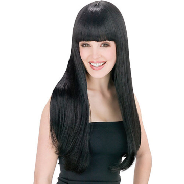 Black Bangs Wig by Kinksters