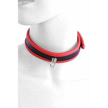 Red O-ring Collar & Snaps by Soiemio