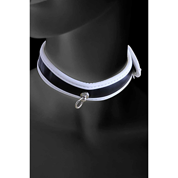 White O-ring Collar & Snaps by Soiemio