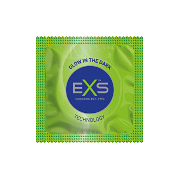 EXS Glowing Condom - Green