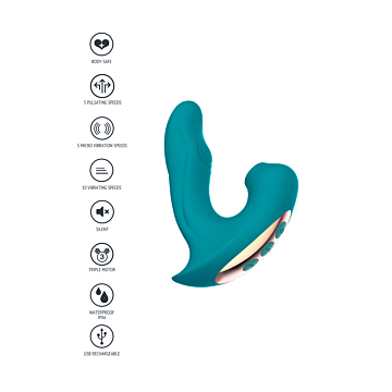 XOCOON Turquoise Silicone Vibe