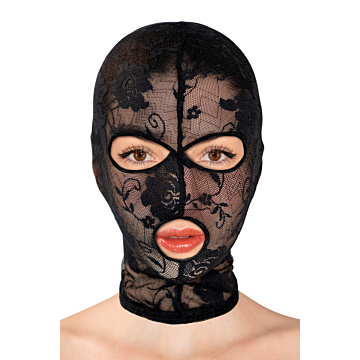 Lace fetish hood