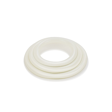 Toy Joy Tri-Rings - White Silicone