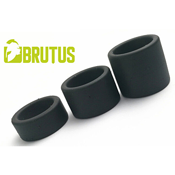 Liquid Silicone Ball Tugger 40 x 34 mm (Black) - Brutus  