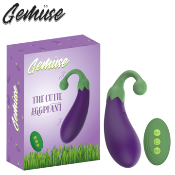Gemüse - The Cutie Eggplant- 9 Speed Vibrating Silicone Veggie