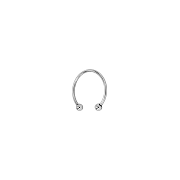 Torc open metal glans ring 2.8cm