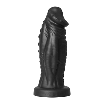 Hidden Desire Extreme Vibrating Devil Monster Dildo - Black