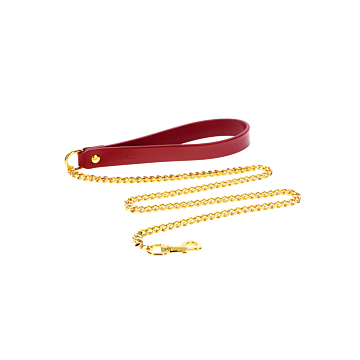 Taboom Chain Leash - Red Polyurethane