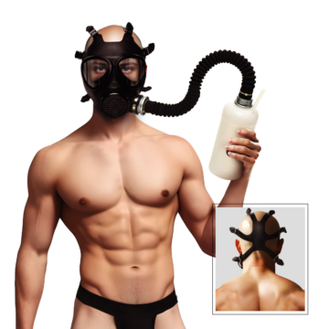 Master Series Inhaler Gas Mask With Bottle