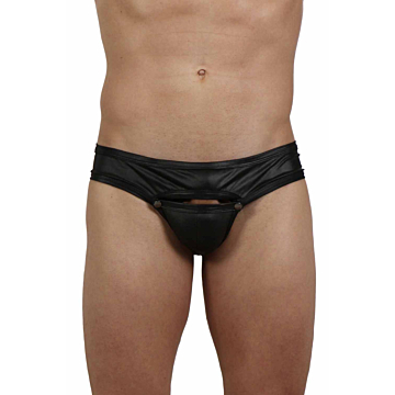 Soiemio Black Wetlook Jockstrap