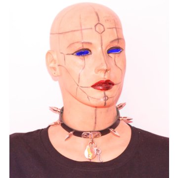 Kinksters Black Leather Chocker