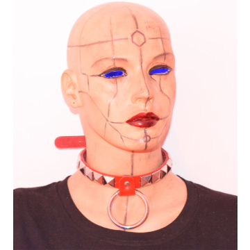 Kinksters Leather Chocker - Red