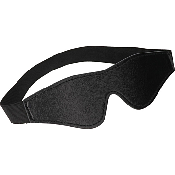 FETISH SUBMISSIVE Black Vegan Leather Mask
