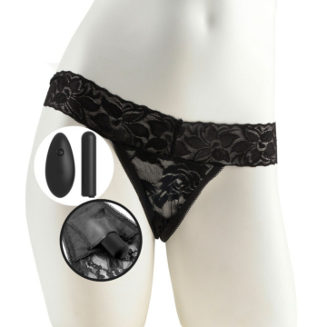 Fetish Fantasy Remote Control Vibrating Panties Μαύρο