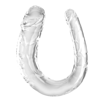 Pipedream King Cock Clear Double Trouble L - Transparent