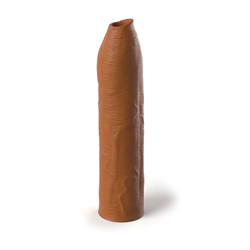 Pipedream Extension Sleeve, 7 Inch Caramel