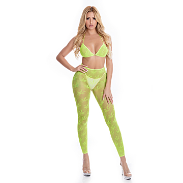 Leafy Elegance - Sexy Green Costume