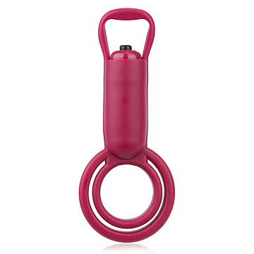 Screaming O Omega Ring - Red Vibrating Pleasure
