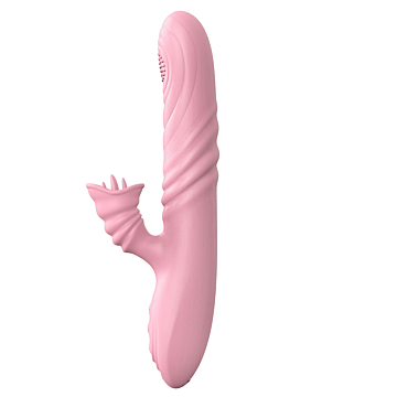 Kinksters Vibrator - Angelia, USB Thrusting & Vibrating Flesh (Pink)