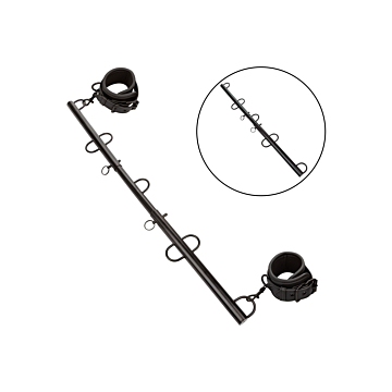 CalExotics Spreader Bar with Cuffs - Black