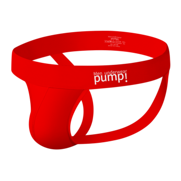 Pump Men's Sexy Cotton  Jockstrap Red