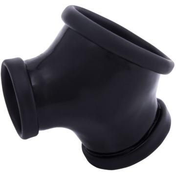 Kinksters Black Latex Sleeve with Ring