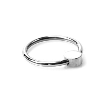 Kiotos Stainless Steel Cock Ring - Silver