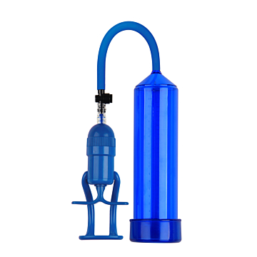 Developer Pump - finger touch blue