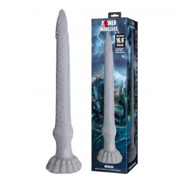 Power Monsters Basilisk – 43 cm Rippled Monster Silicone Dildo