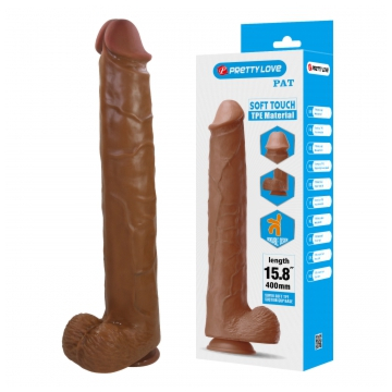 Pretty Love Pat XXL Realistic Flexible Dildo – primary product view