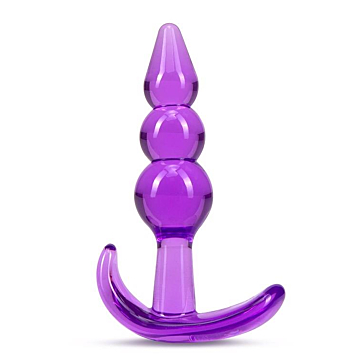 Blush B Yours Triple Bead Anal Plug – Purple