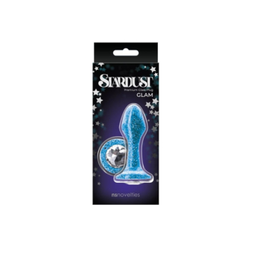 Γυάλινο Dildo - NS Novelties Stardust Glam Blue
