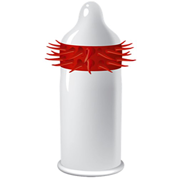 Egzo Hot Red Stimulating Condoms