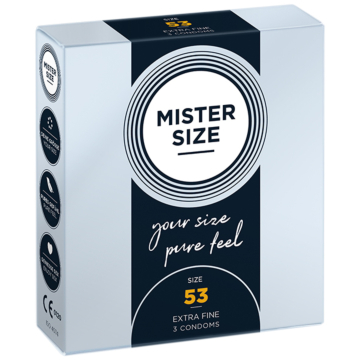 Mister Size Pure Feel 3 Pack