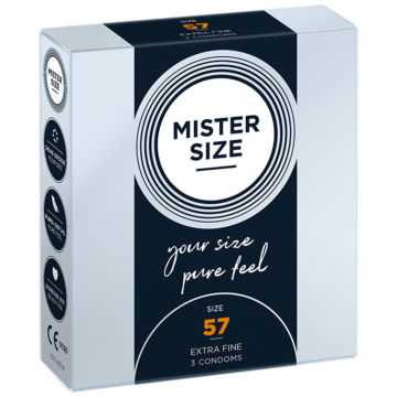 Mister Size Pure Feel 3 pack