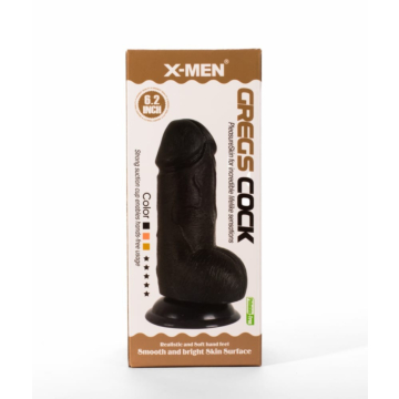 Ρεαλιστικό Dildo 6.2" - X-Men Greg's Cock Black
