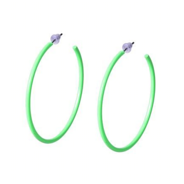 Neon Green Earrings