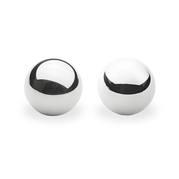 Kinksters Silver Stainless Steel Vaginal Balls