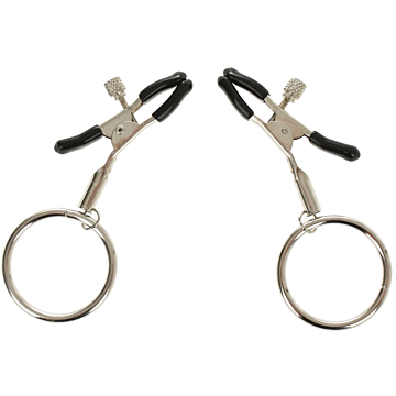 Kinksters Silver Metal Nipple Clamps