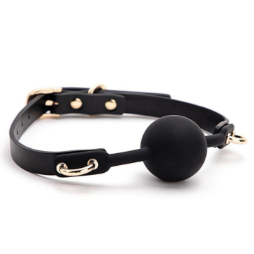 Passion Supreme Gag: Black Silicone