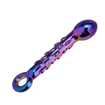 Chameleon Glass Dildo, 18cm - Kinksters