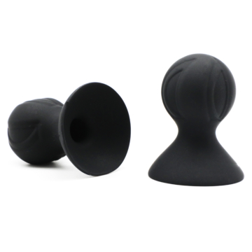 Kinksters Nipple Cups - Black Silicone (2 pcs)