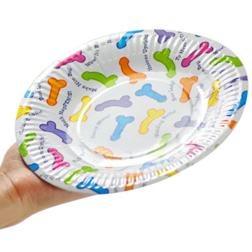 Funny Dicks Set of 6 Plates