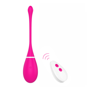 Silicone Vaginal Vibrator Dora with Remote Control &10 Vibration Modes (Pink) - STD