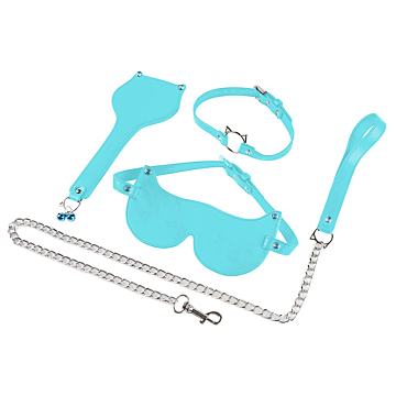 JGF Toys BDSM Set with Rhinestones - Light Blue