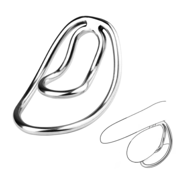Metal Silver Chastity Device by Passion Labs