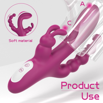 Vibrator Flirt 9 Modes Vibrating Silicon USB 