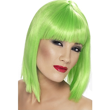 Smiffy's Green Neon Glam Wig