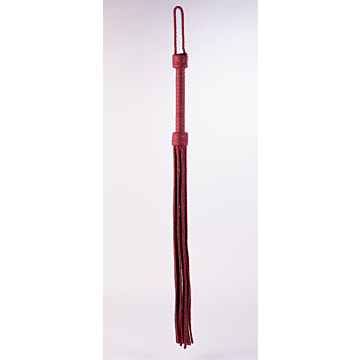 Μαστίγιο Πλεκτό Δέρμα - Kid Handle Kid Leather Braided Tails Pink